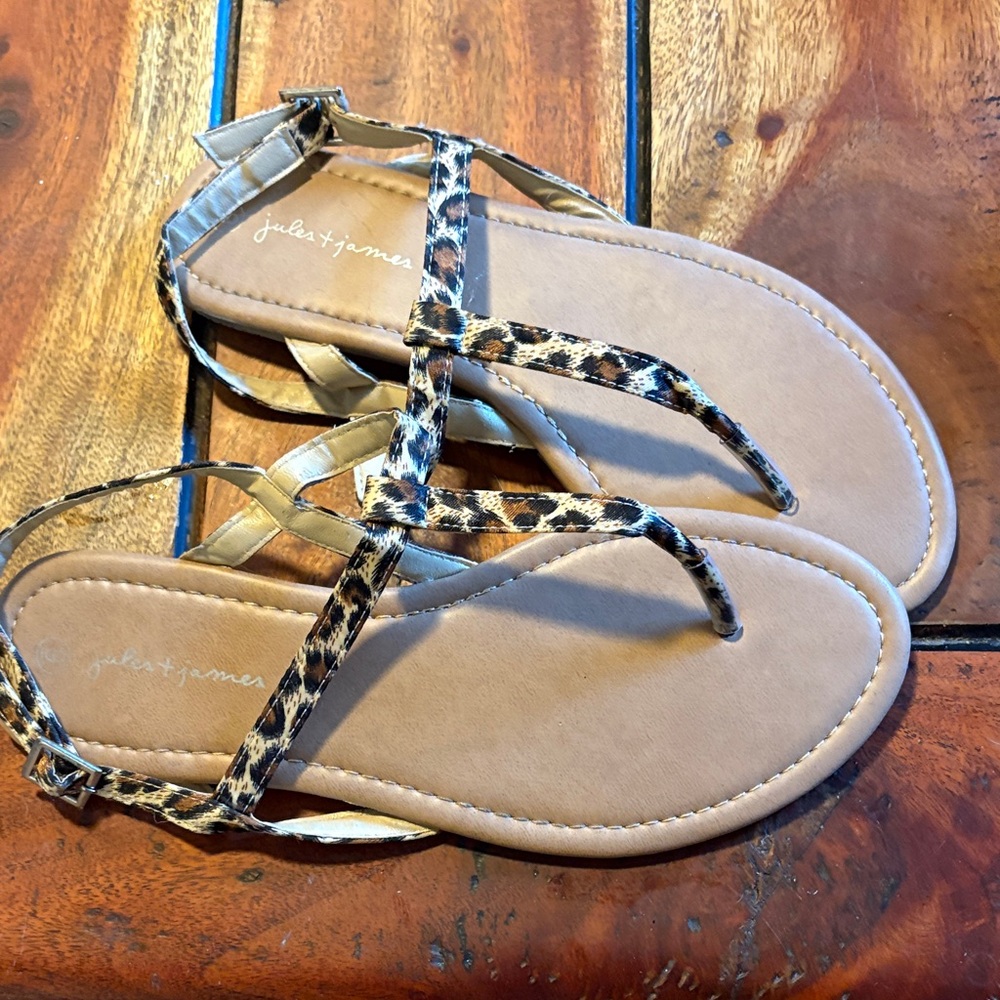 Leopard Print Sandals